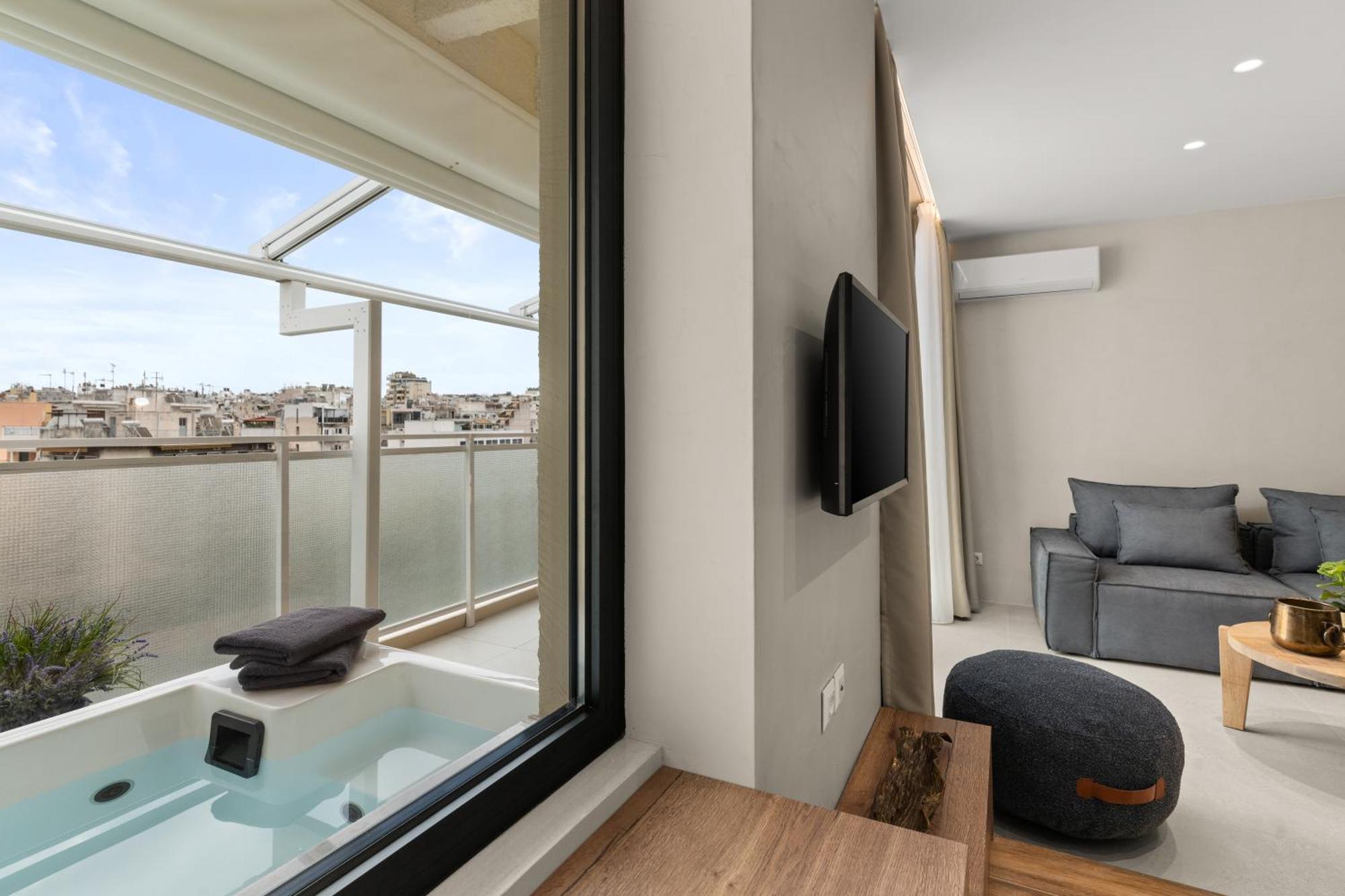 Acron 12 Penthouse Acropolis Suites Atenas Exterior foto