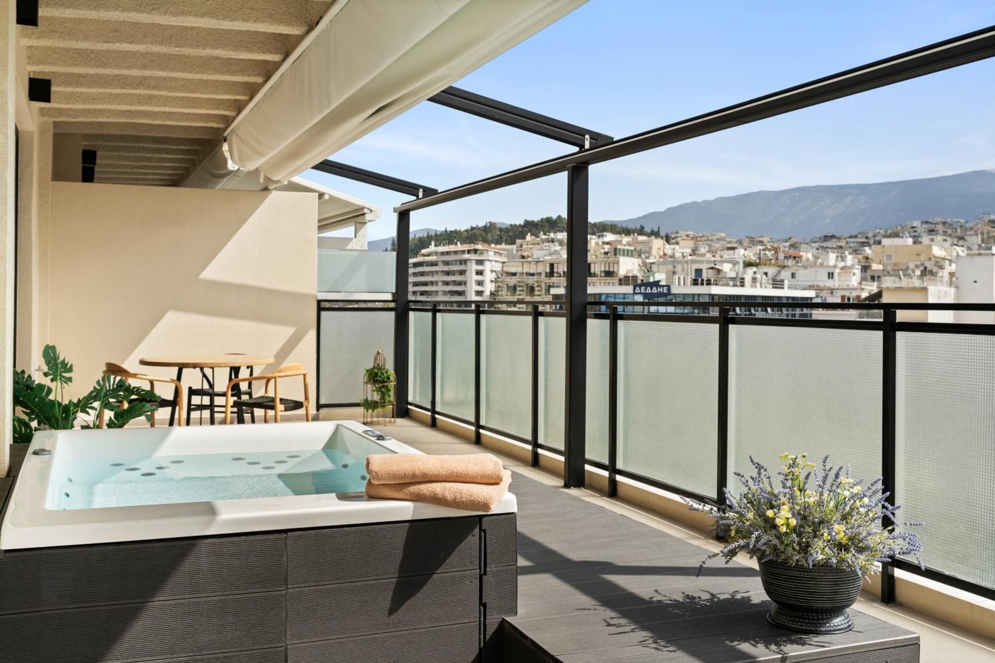 Acron 12 Penthouse Acropolis Suites Atenas Exterior foto